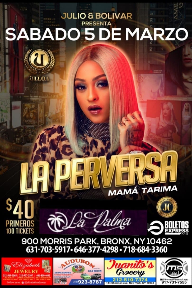 Buy tickets for LA PERVERSA - MAMA TARIMA LA PERVERSA - MAMA TARIMA