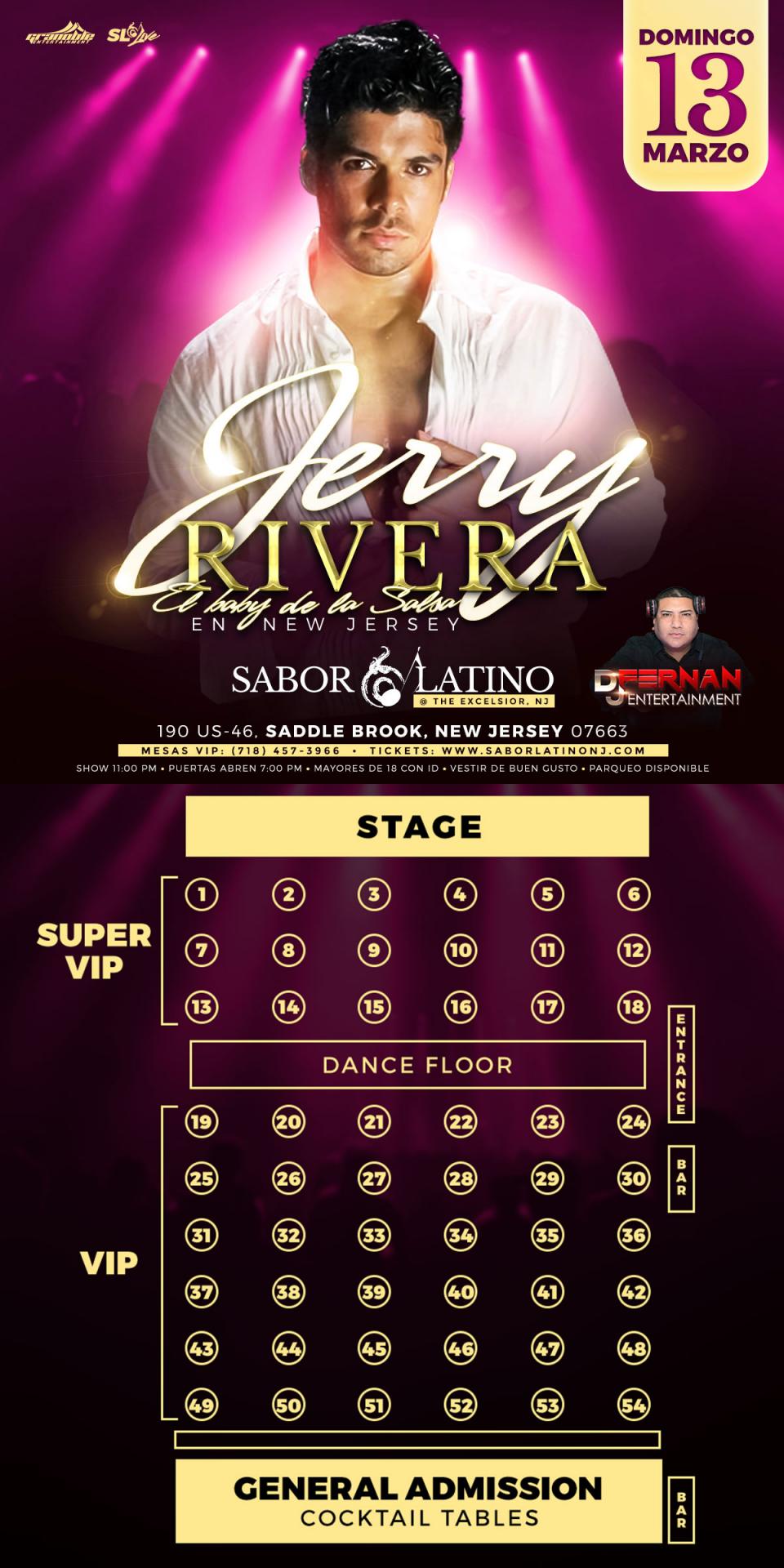 JERRY RIVERA EN NEW JERSEY !