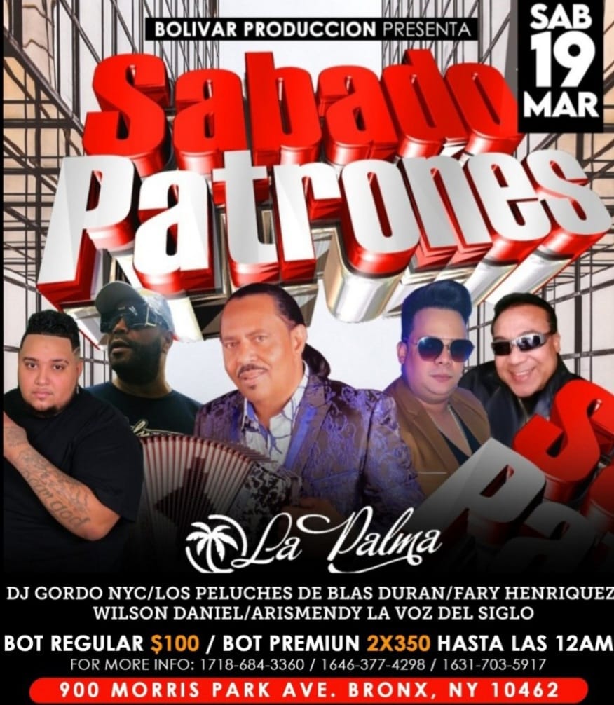 Buy tickets for SABADO PATRONES SABADO PATRONES