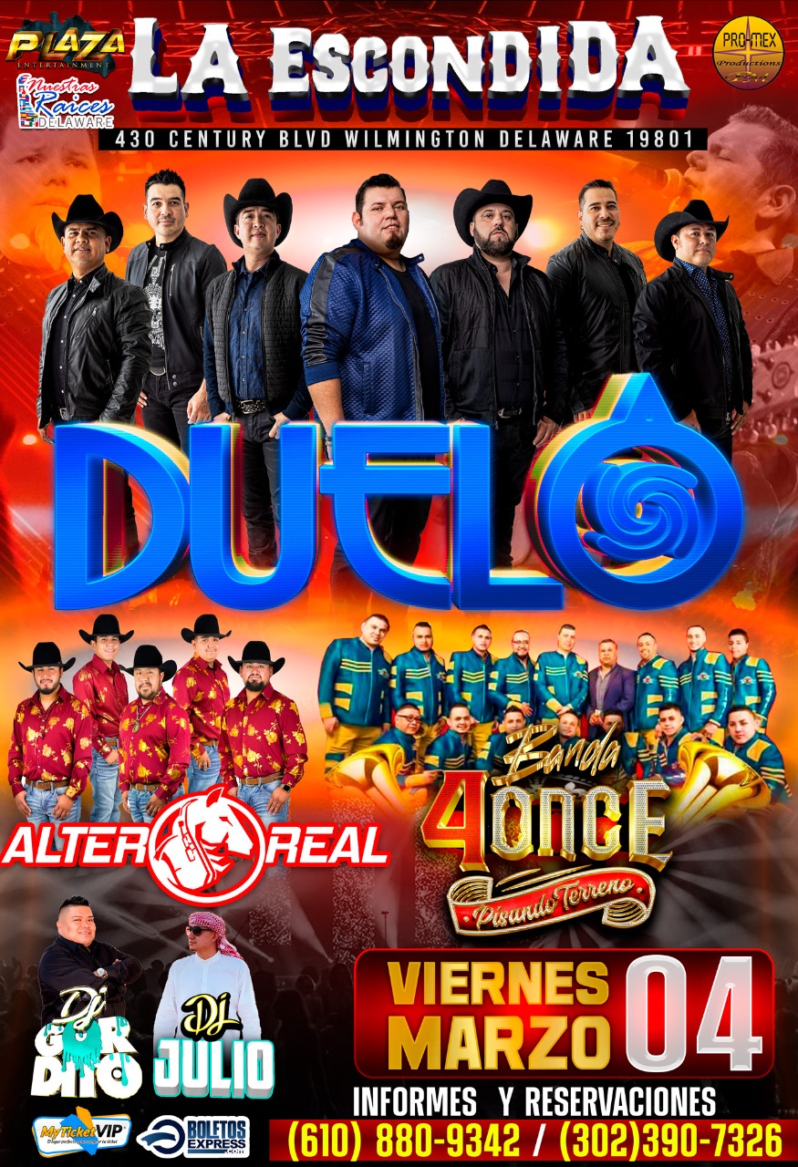 Buy tickets for DUELO | ALTER REAL | BANDA 4ONCE DUELO | ALTER REAL | BANDA 4ONCE