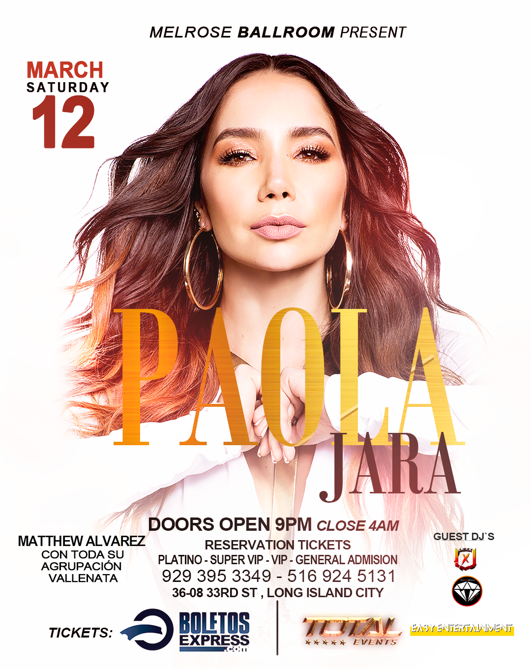 Buy tickets for PAOLA JARA PAOLA JARA