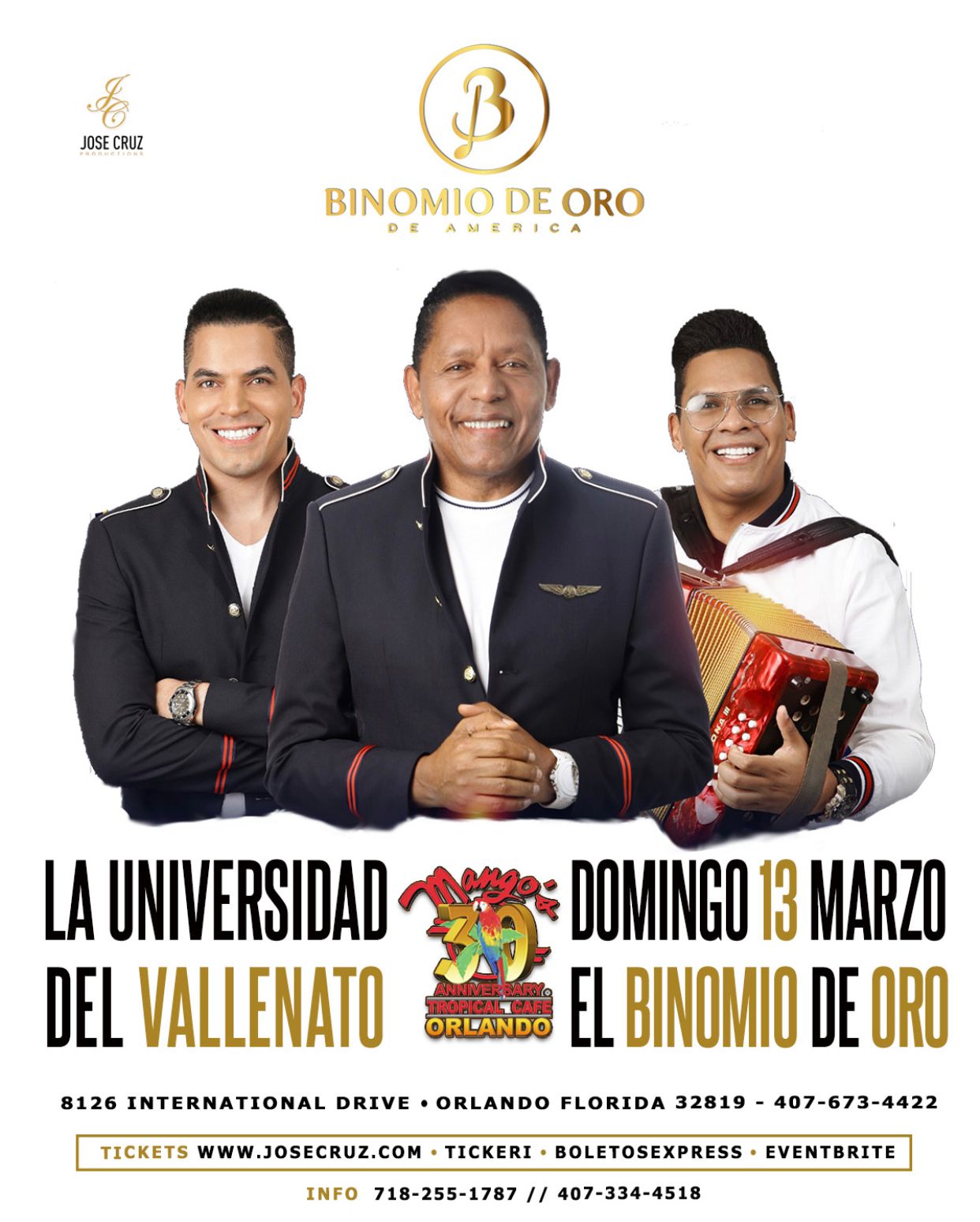 Buy tickets for BINOMIO DE ORO BINOMIO DE ORO