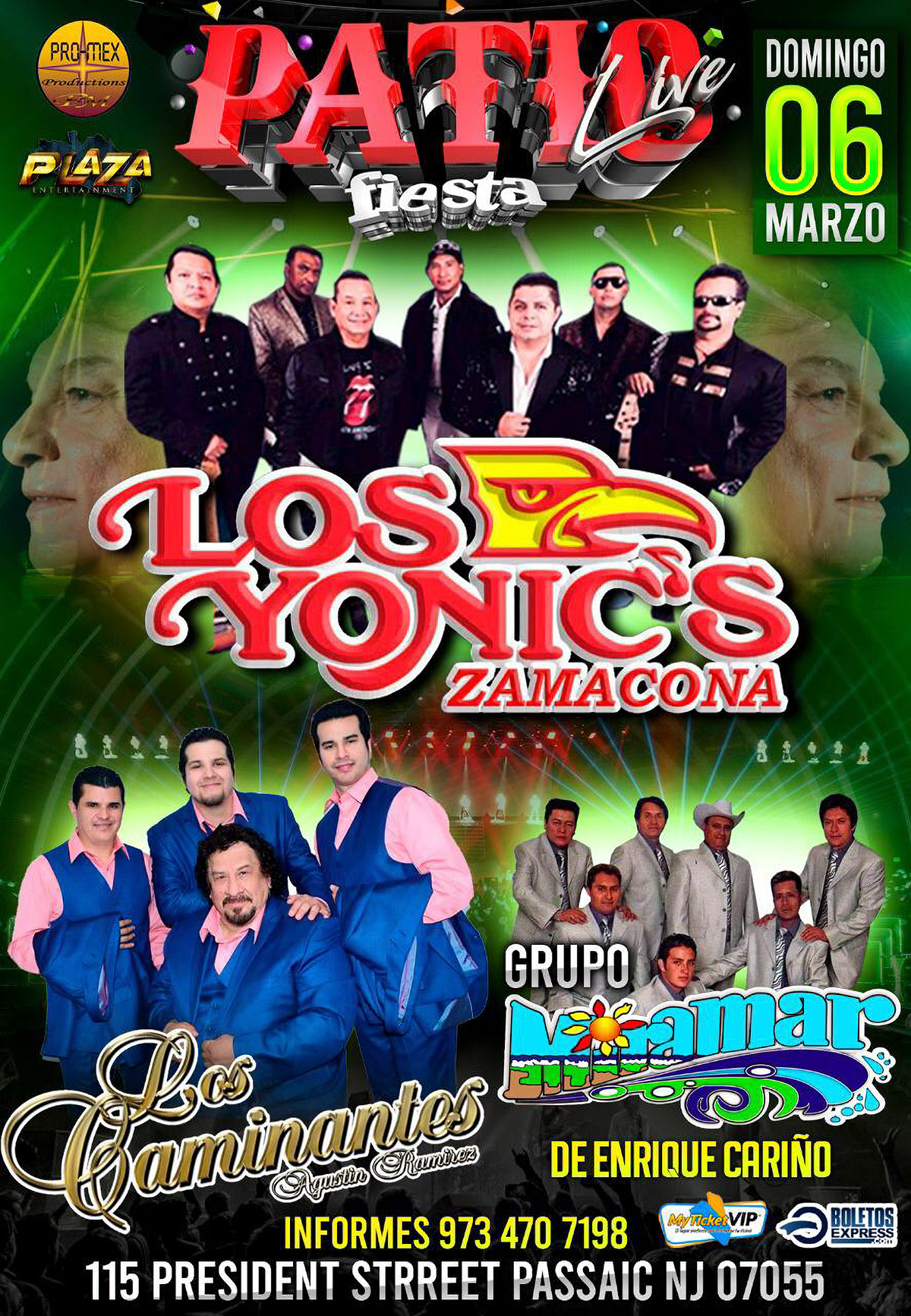 LOS YONICS ZAMACONA & LOS CAMINANTES
