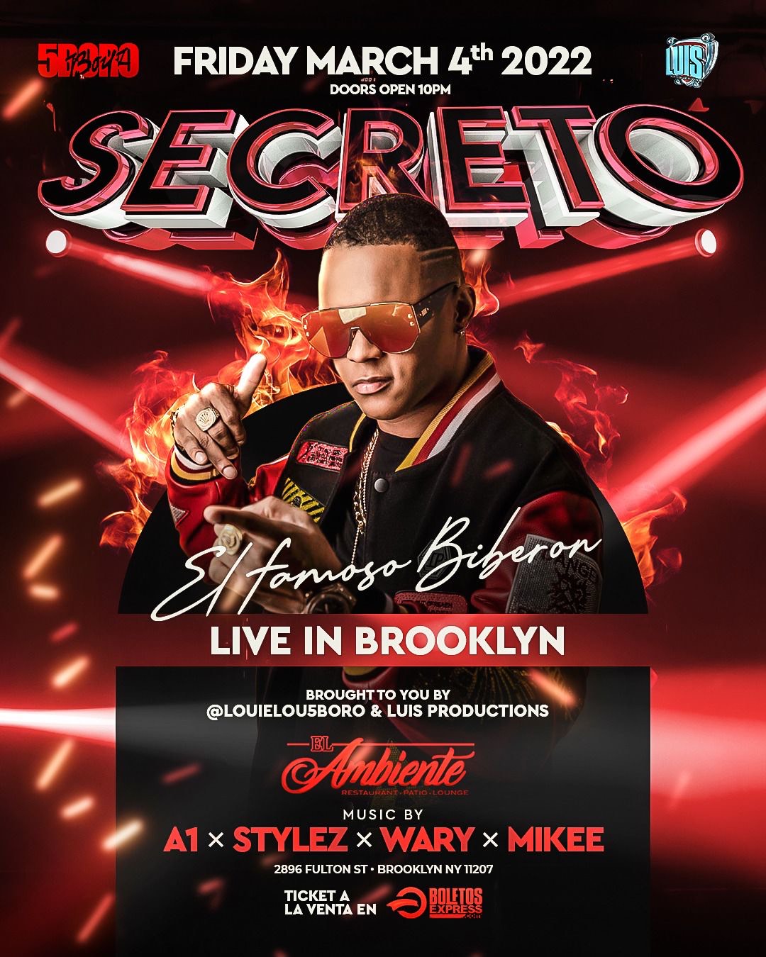 SECRETO EL FAMOSO BIBERON - LIVE IN BROOKLYN