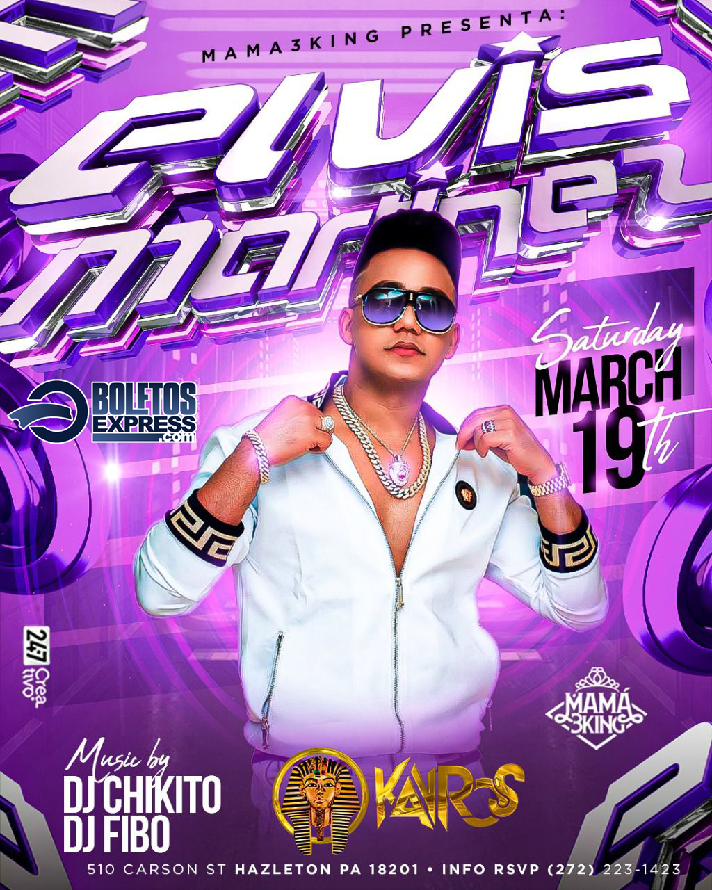 Buy tickets for ELVIS MARTINEZ ELVIS MARTINEZ