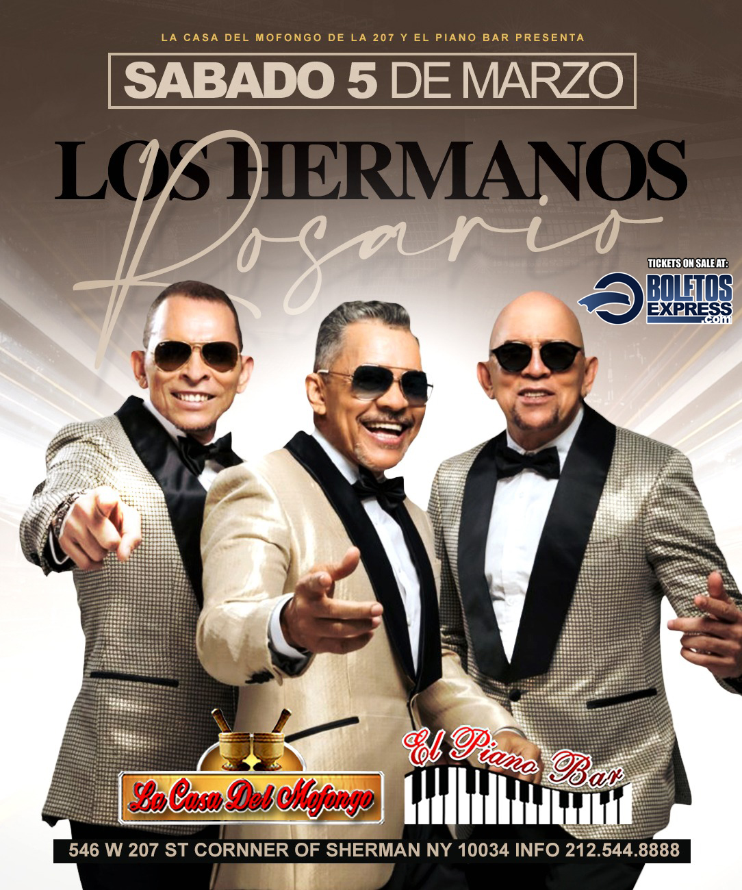 LOS HERMANOS ROSARIO Tickets BoletosExpress