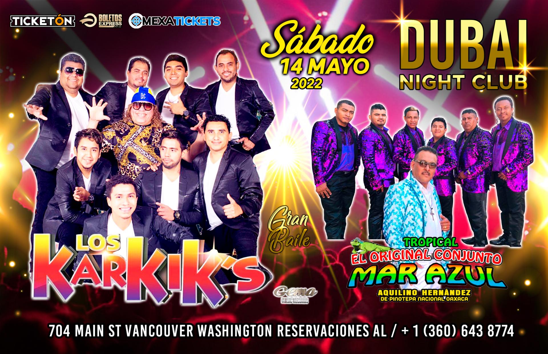 Buy tickets for LOS KARKIK' & TROPICAL MAR AZUL |  LOS KARKIK' & TROPICAL MAR AZUL |