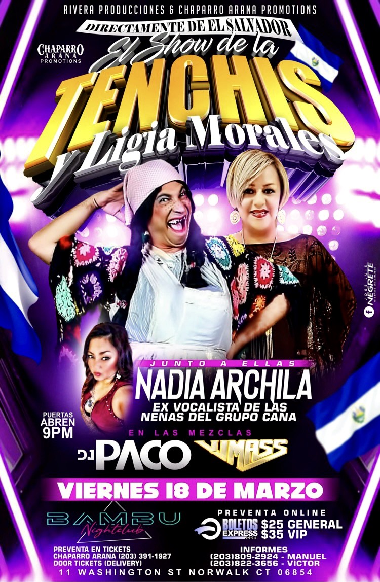 Buy tickets for EL SHOW DE LA TENCHIS & LIGIA MORALES EL SHOW DE LA TENCHIS & LIGIA MORALES