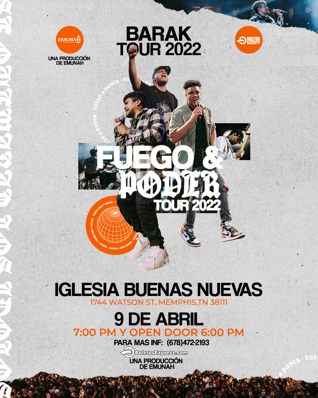 BARAK | FUEGO Y PODER - MEMPHIS,TN