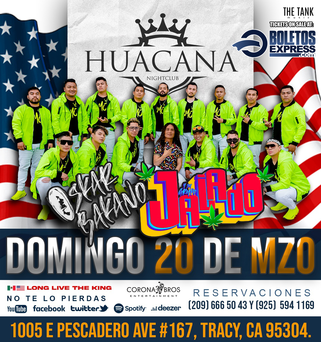 Buy tickets for OSKAR BAKANO & SU JALADO | Tracy, CA OSKAR BAKANO & SU JALADO | Tracy, CA