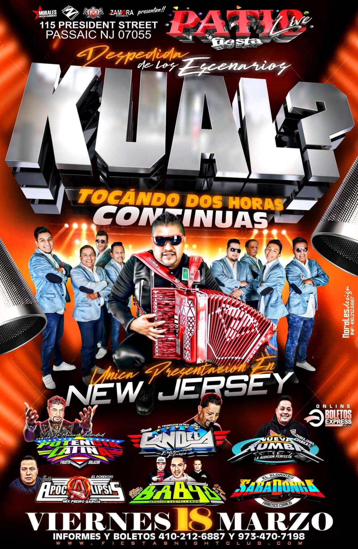 Buy tickets for GRUPO KUAL- LA DESPEDIDA TOUR GRUPO KUAL- LA DESPEDIDA TOUR