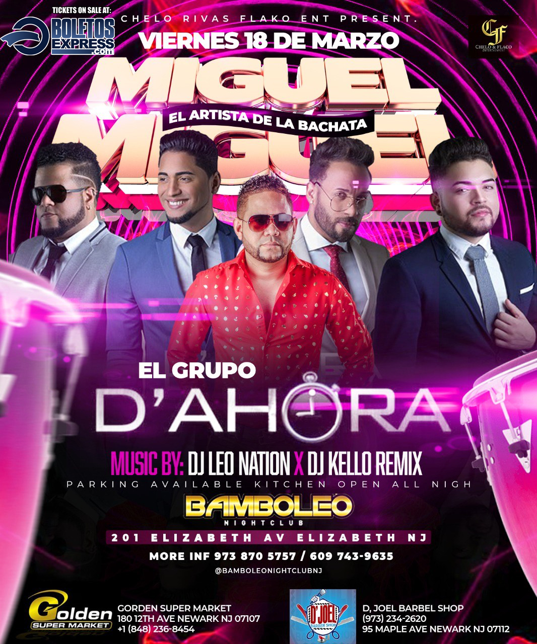 Buy tickets for MIGUEL MIGUEL & GRUPO D' AHORA MIGUEL MIGUEL & GRUPO D' AHORA