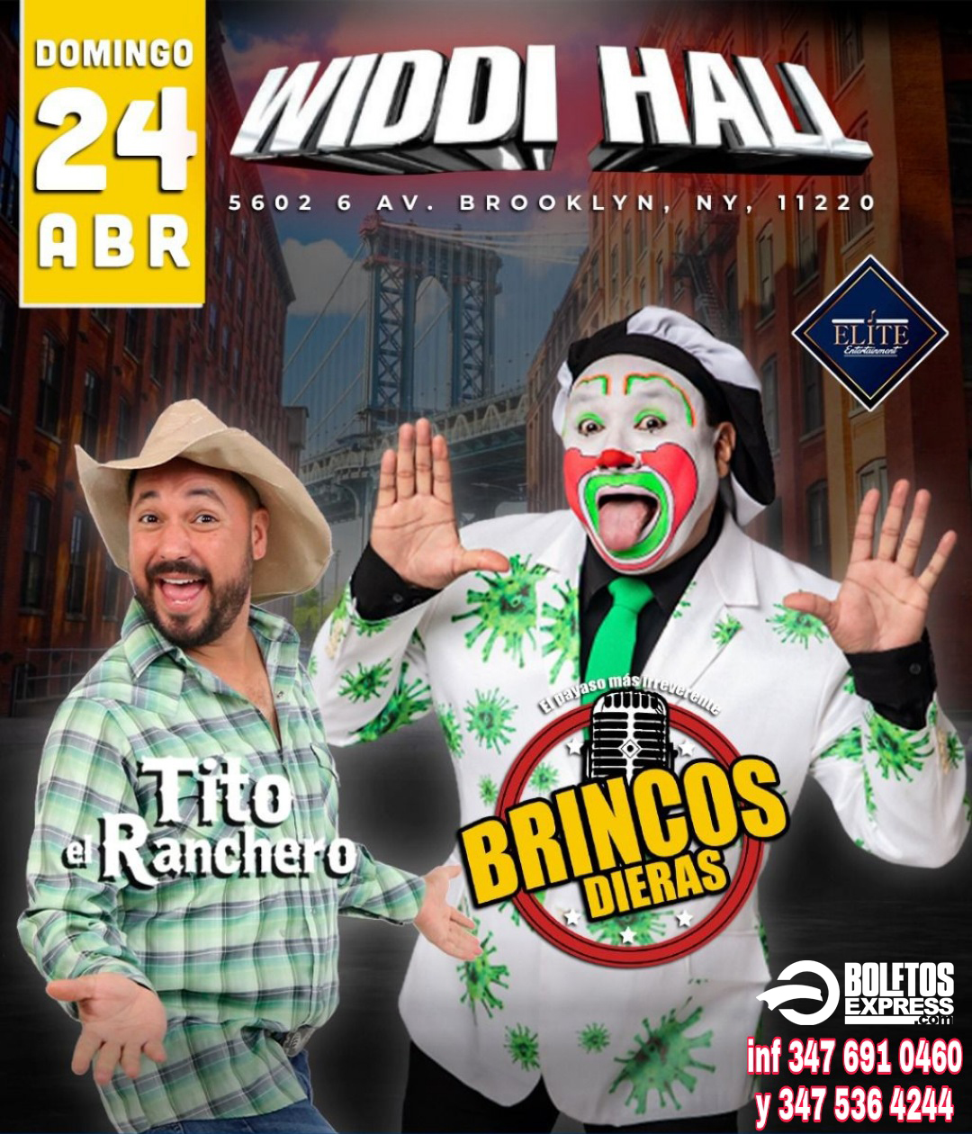 Buy tickets for TITO EL RANCHERO & BRINCOS DIERAS TITO EL RANCHERO & BRINCOS DIERAS