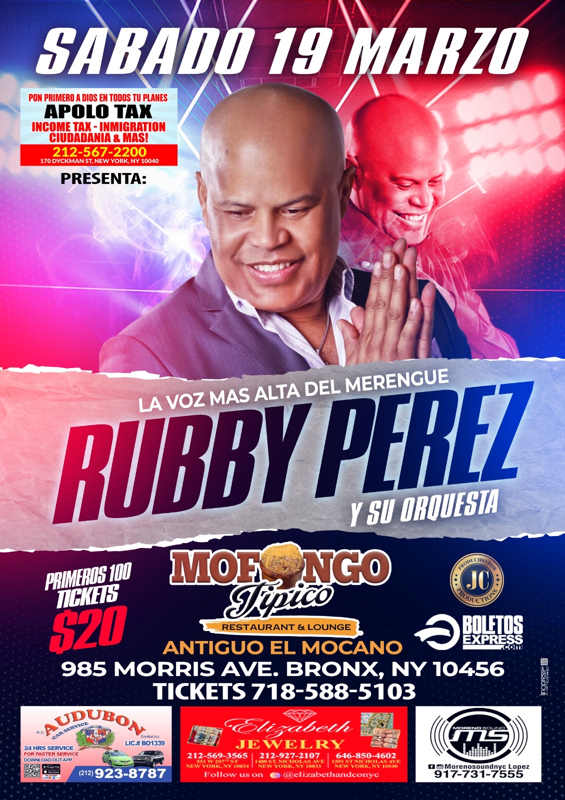 Buy tickets for RUBBY PEREZ RUBBY PEREZ