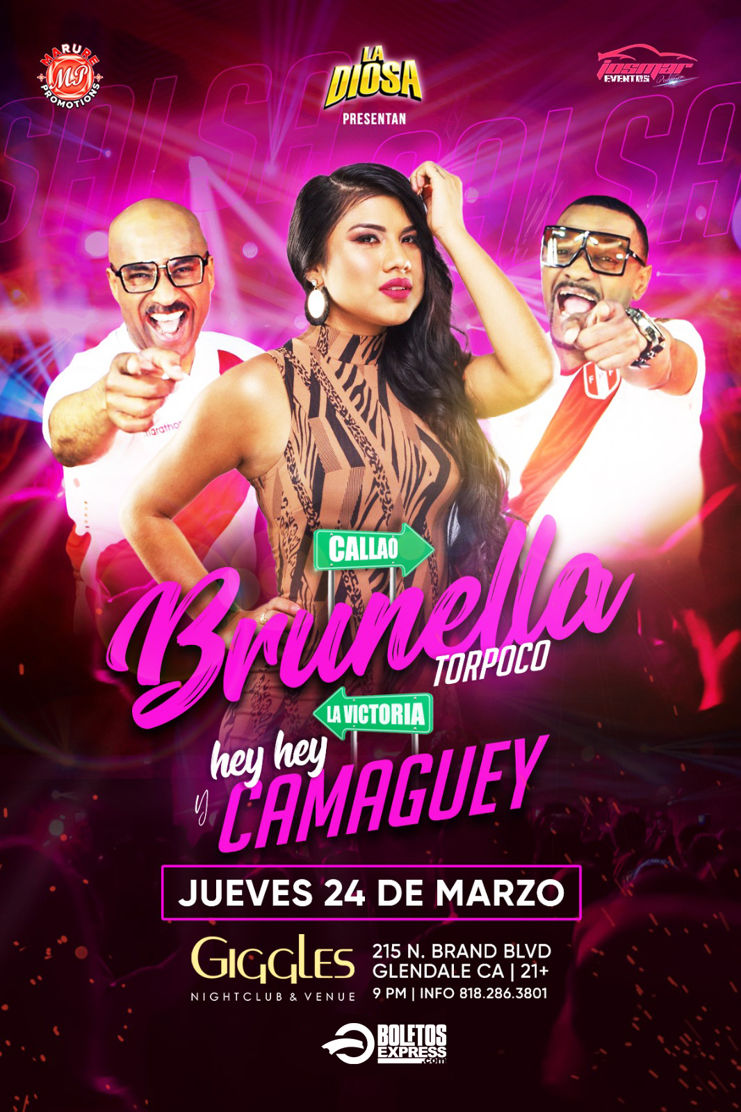Buy tickets for BRUNELLA TORPOCO & HEY HEY CAMAGUEY BRUNELLA TORPOCO & HEY HEY CAMAGUEY