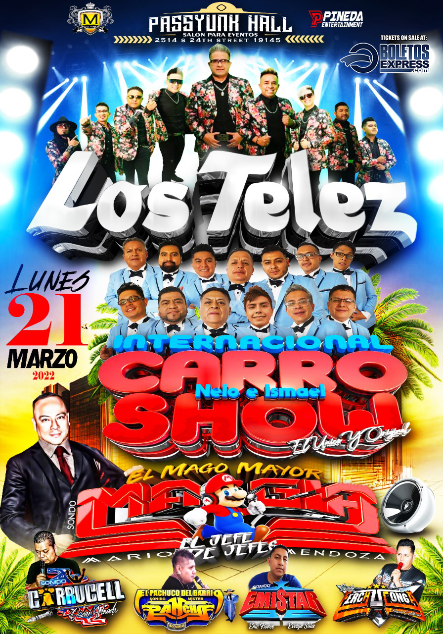 Buy tickets for LOS TELEZ | INTERNACIONAL CARRO SHOW | EL MAGO MAYOR MAGIA LOS TELEZ | INTERNACIONAL CARRO SHOW | EL MAGO MAYOR MAGIA