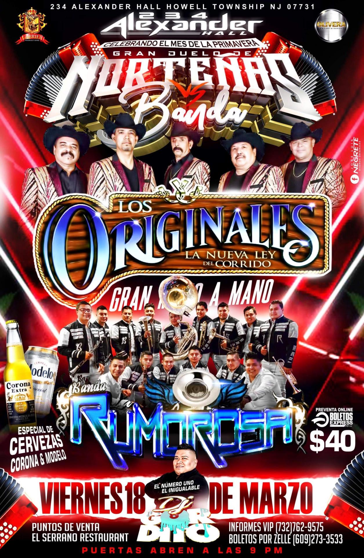 LOS ORIGINALES & BANDA RUMOROSA