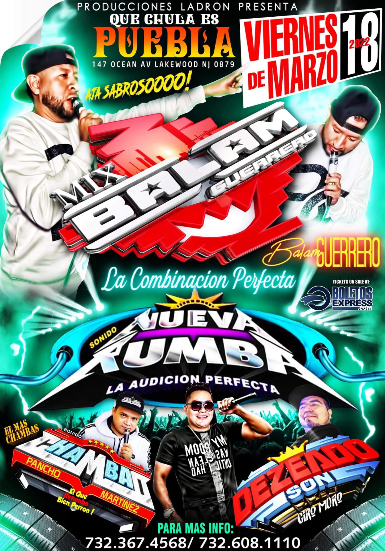 Buy tickets for MIX BALAM GUERRERO | NUEVA RUMBA MIX BALAM GUERRERO | NUEVA RUMBA