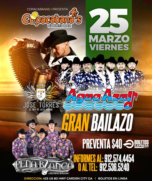 Buy tickets for JOSE TORRES & AGUA AZUL JOSE TORRES & AGUA AZUL