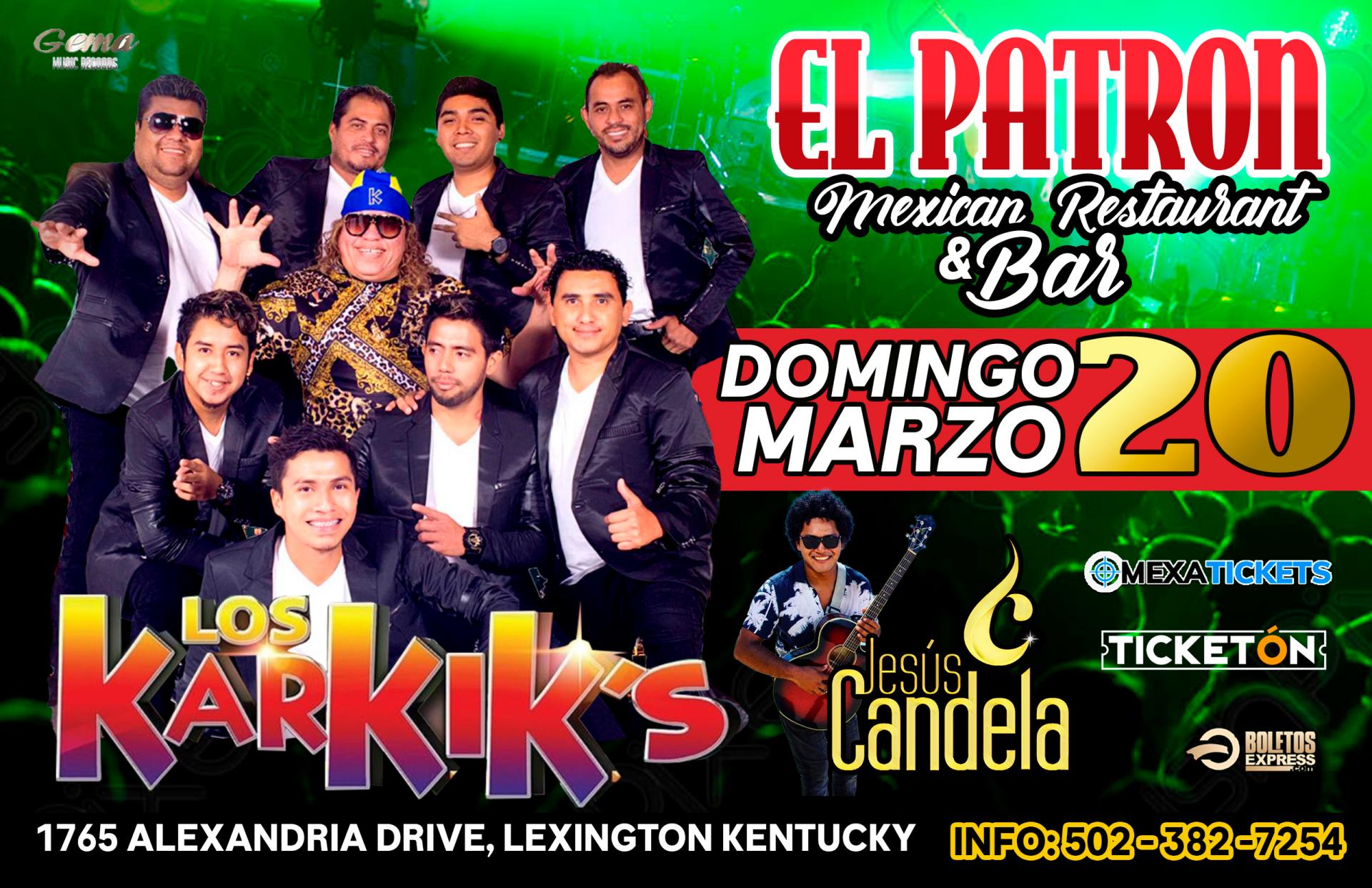 Buy tickets for LOS KARKIK'S | Lexington, KY LOS KARKIK'S | Lexington, KY