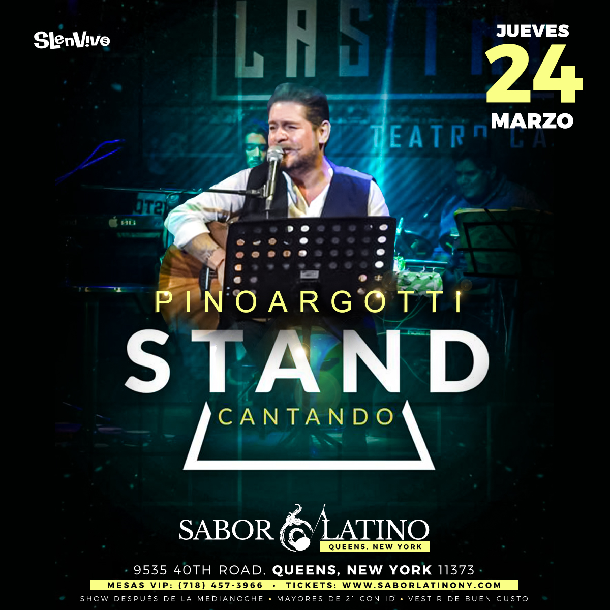 Buy tickets for FRANCISCO PINOARGOTTI ! NEW YORK FRANCISCO PINOARGOTTI ! NEW YORK