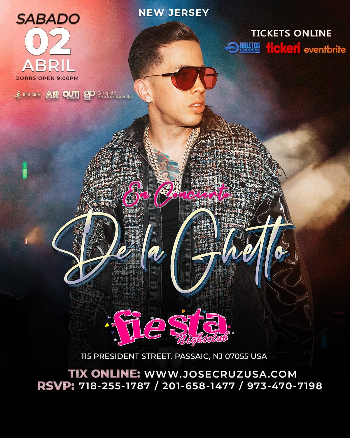 Buy tickets for DE LA GUETTO EN CONCIERTO JCP DE LA GUETTO EN CONCIERTO JCP
