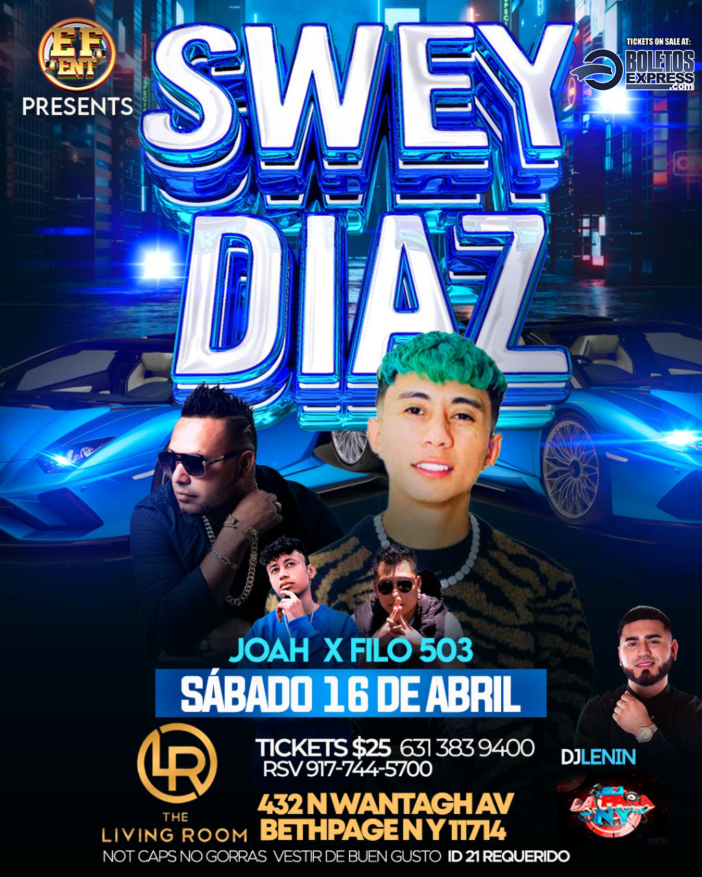 SWEY DIAZ Tickets - BoletosExpress
