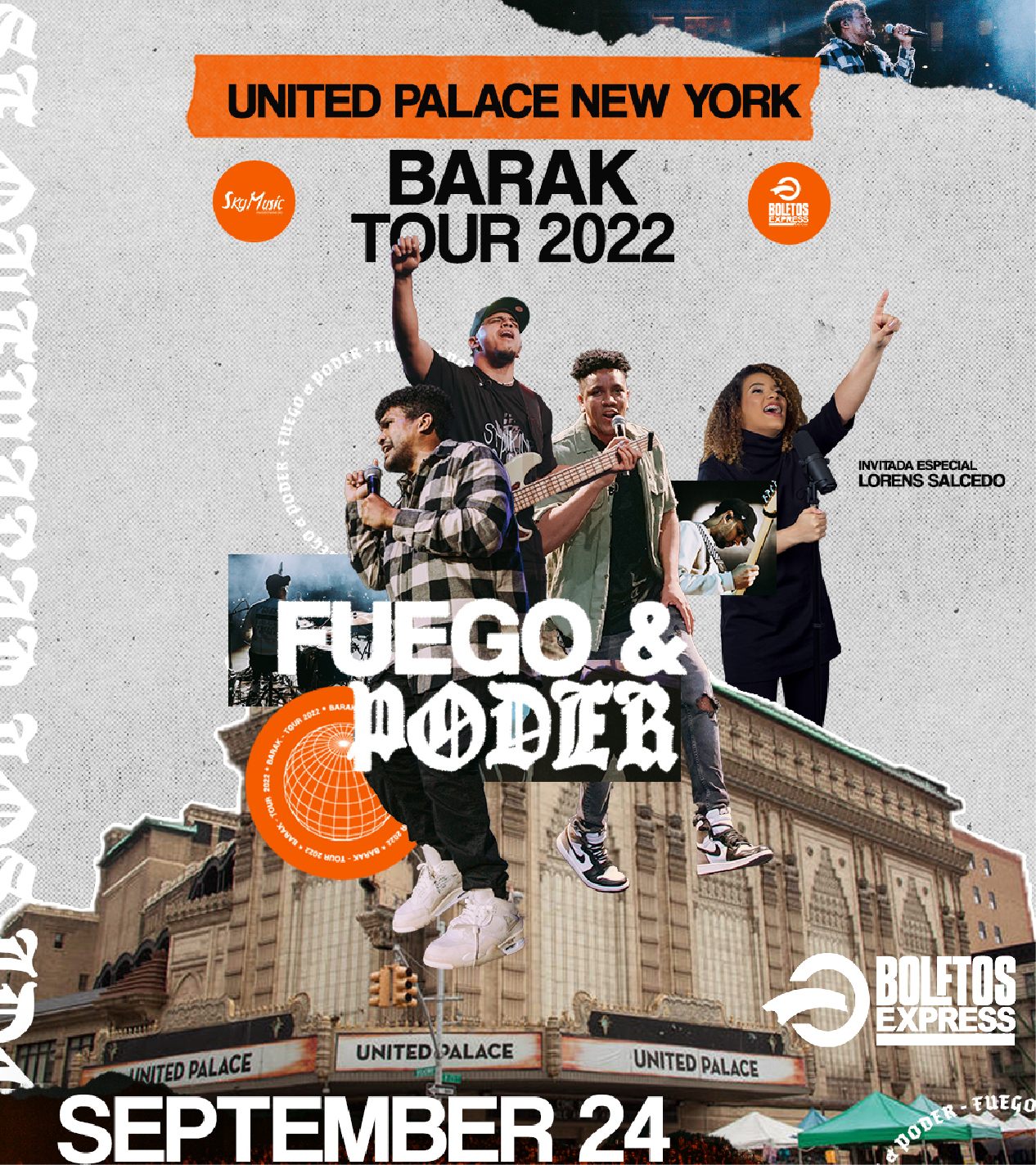 Buy tickets for GRUPO BARAK / TOUR 2022 - FUEGO Y PODER GRUPO BARAK / TOUR 2022 - FUEGO Y PODER