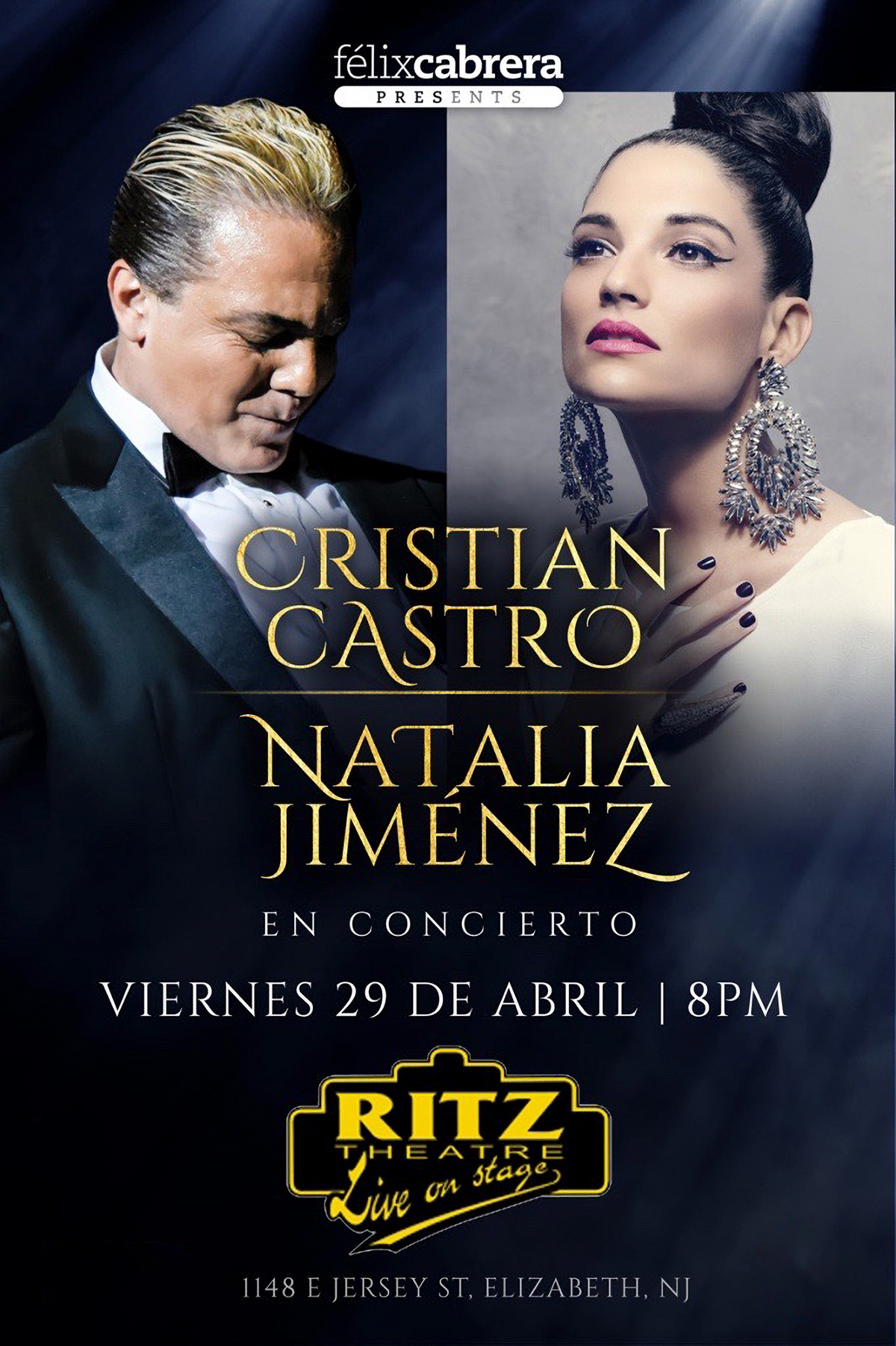 Buy tickets for Cristian Castro / Natalia Jiménez Cristian Castro / Natalia Jiménez