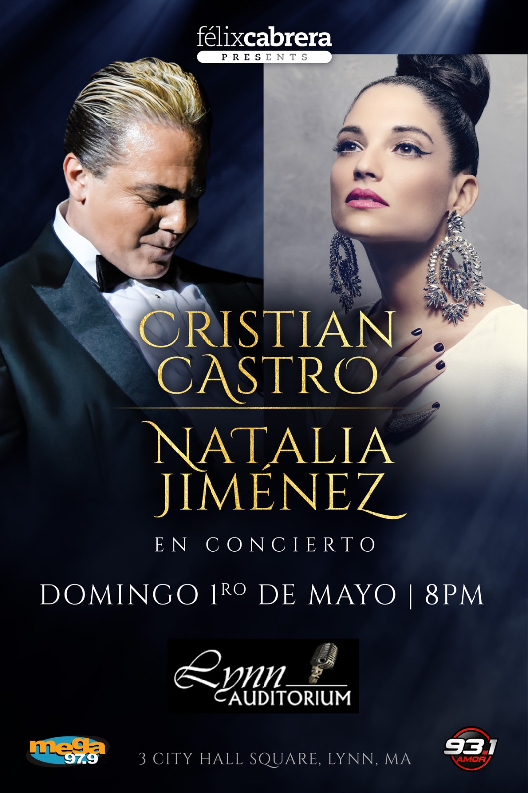 Buy tickets for Cristian Castro / Natalia Jiménez Cristian Castro / Natalia Jiménez