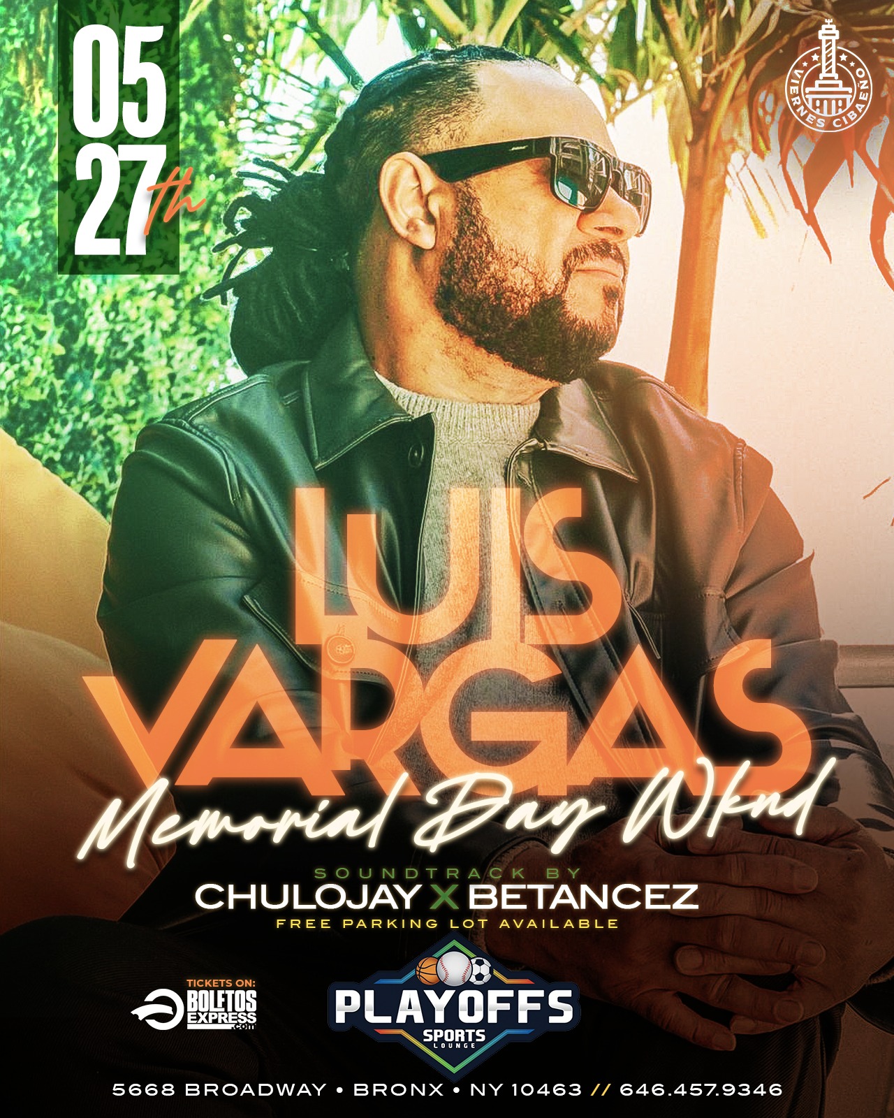 Buy tickets for Luis Vargas Luis Vargas