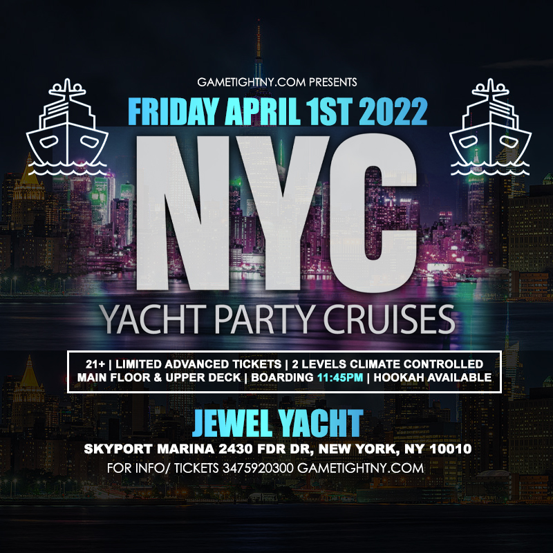 Buy tickets for EDM NYC Midnight Yacht Party Cruise Skyport Marina Jewel EDM NYC Midnight Yacht Party Cruise Skyport Marina Jewel