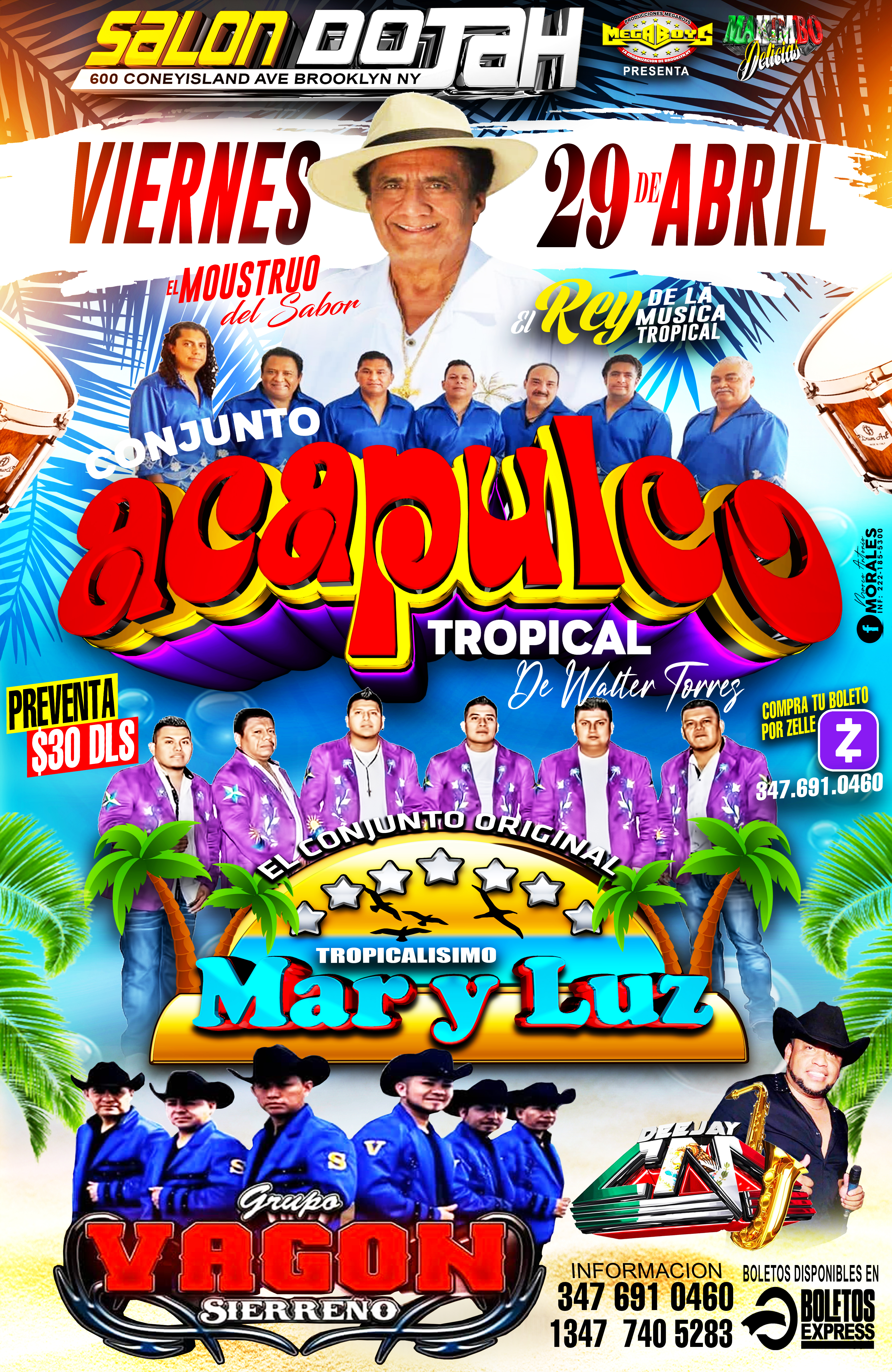 ACAPULCO TROPICAL | MAR Y LUZ | GRUPO VAGON SIERREÑO