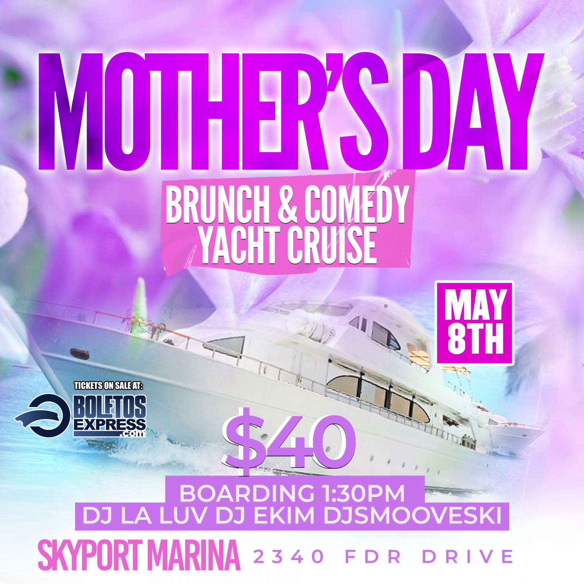 Mother's Day brunch & Comedy Cruise Tickets BoletosExpress