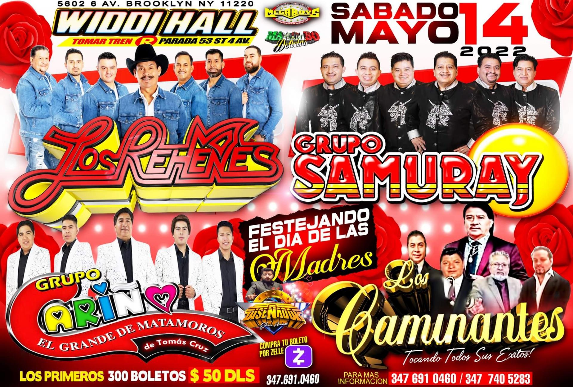 Buy tickets for LOS REHENES | SAMURAY | CARIÑO | LOS CAMINANTES LOS REHENES | SAMURAY | CARIÑO | LOS CAMINANTES