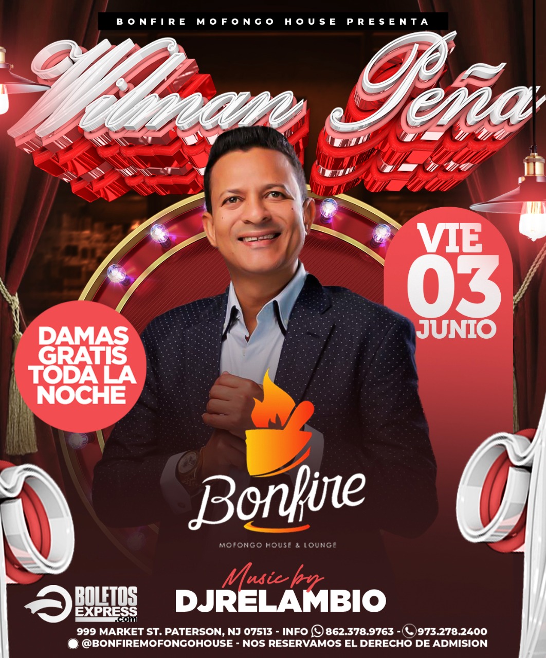 Buy tickets for Wilman Peña Wilman Peña