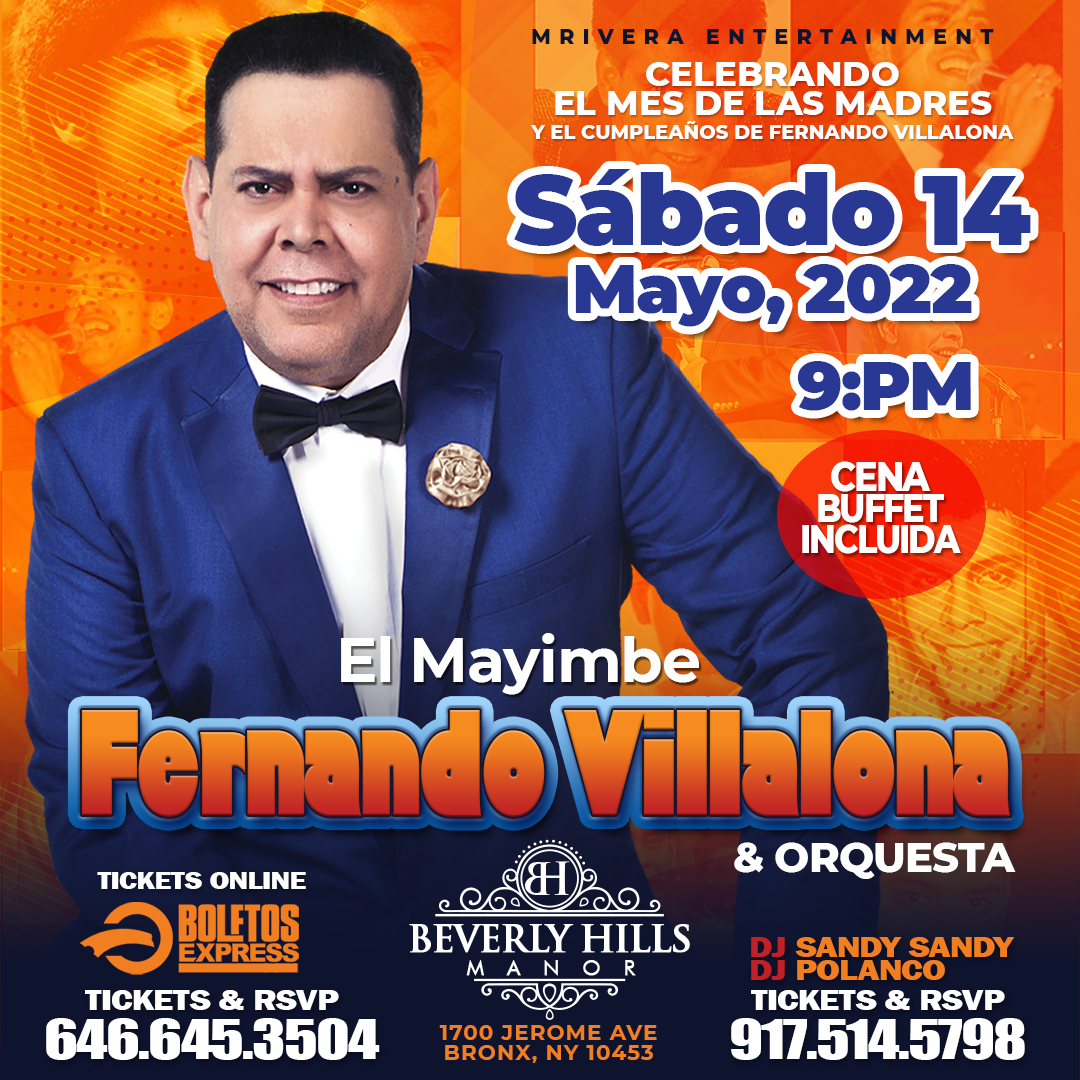 Buy tickets for FERNANDO VILLALONA FERNANDO VILLALONA