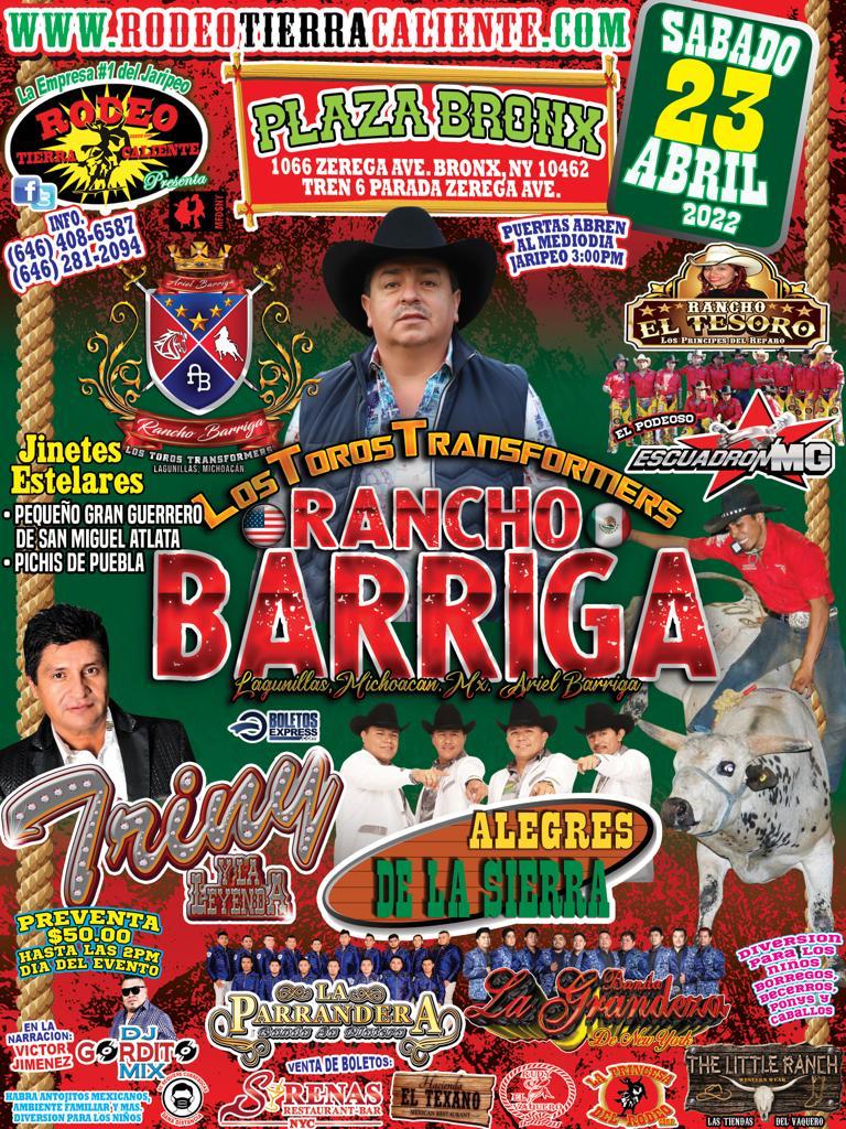 Buy tickets for JARIPEO CON RANCHO BARRIGA | TRINY LEYENDA | ALEGRES DE LA SIERRA JARIPEO CON RANCHO BARRIGA | TRINY LEYENDA | ALEGRES DE LA SIERRA