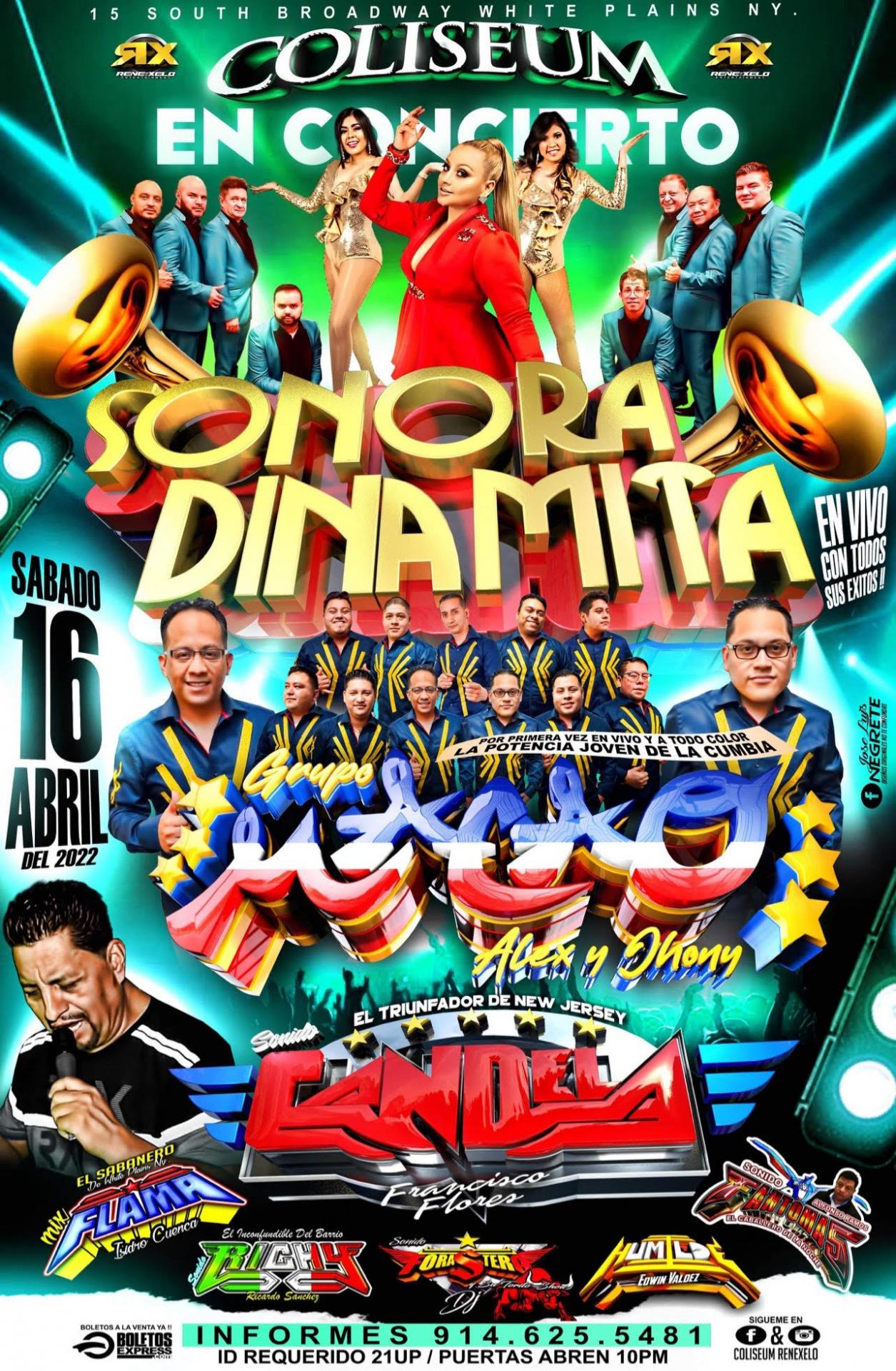 Grupo Icc, Sonora Dinamita Tickets Raleigh, NC Enigma Night Club