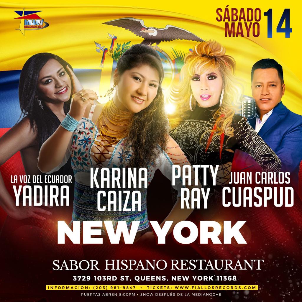 KARINA CAIZA, PATTY RAY, YADIRA Y JUAN CUASPID ! NEW YORK