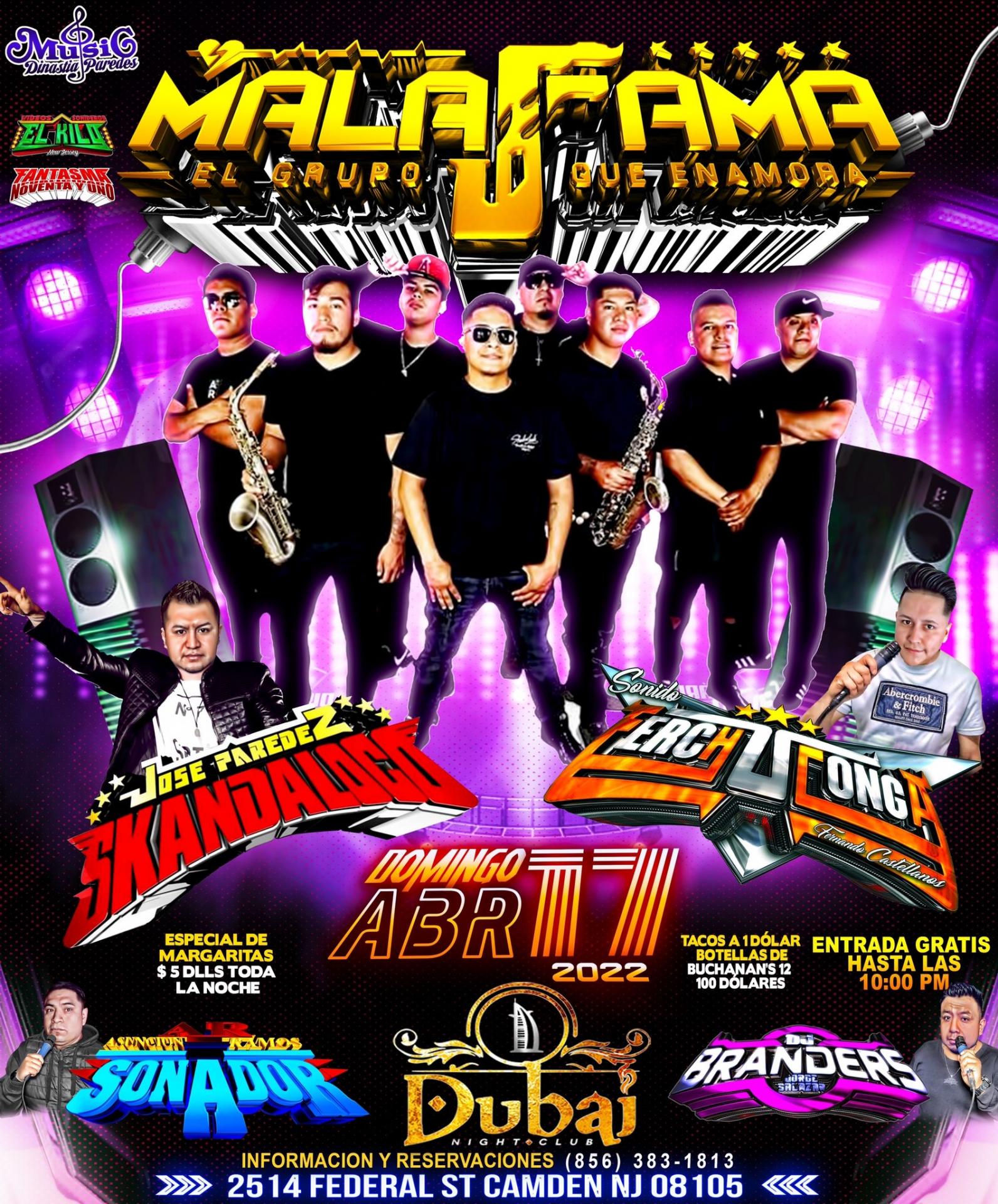 MALA FAMA EL GRUPO QUE ENAMORA