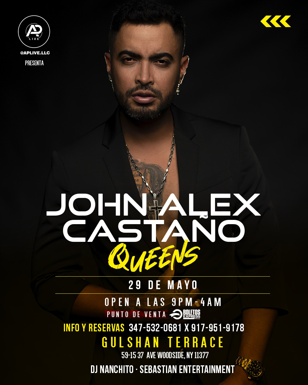 Buy tickets for JOHN ALEX CASTAÑO JOHN ALEX CASTAÑO