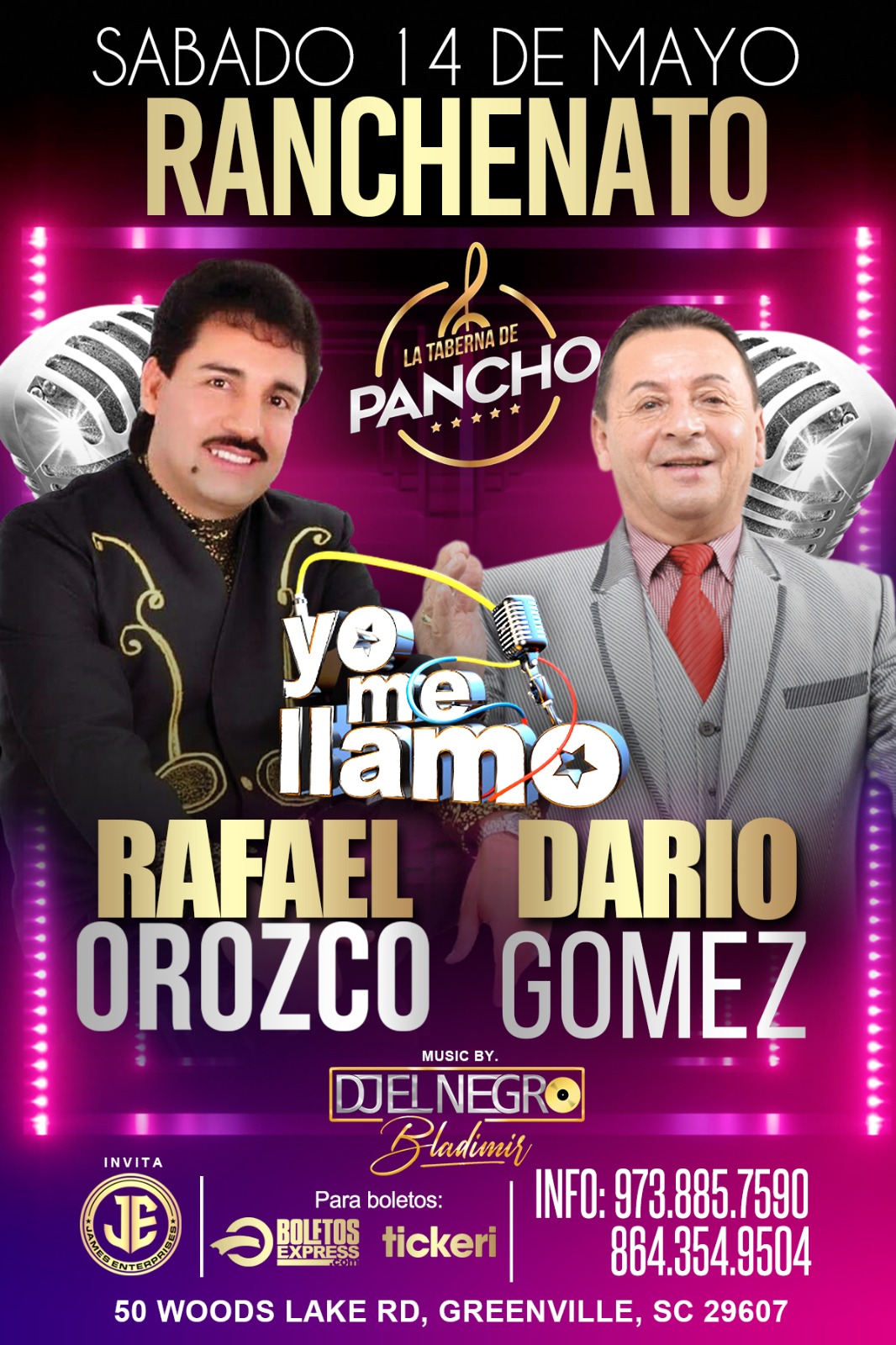 Buy tickets for RAFAEL OROZCO &  DARIO GOMEZ RAFAEL OROZCO &  DARIO GOMEZ