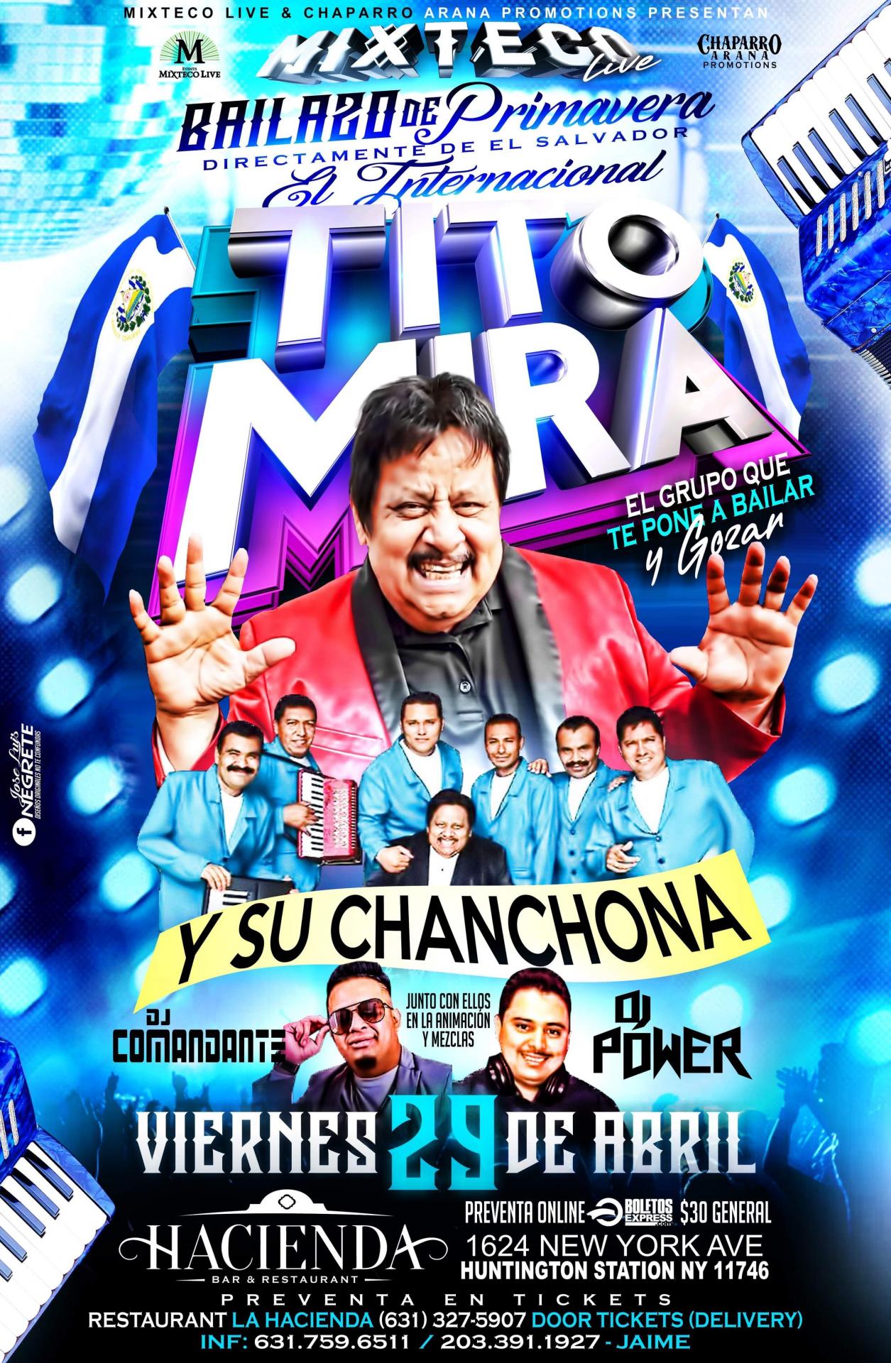 Buy tickets for TITO MIRA & SU CHANCHONA TITO MIRA & SU CHANCHONA
