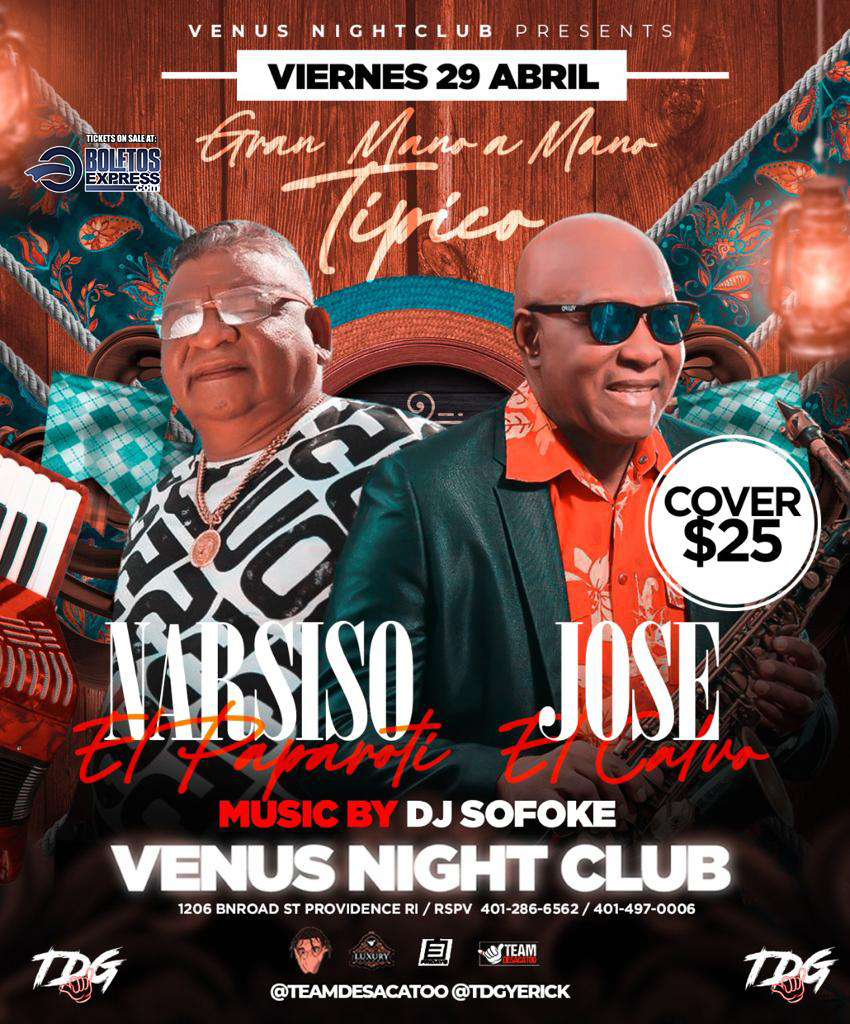Buy tickets for NARSISO EL PAPAROTI & JOSE EL CALVO NARSISO EL PAPAROTI & JOSE EL CALVO