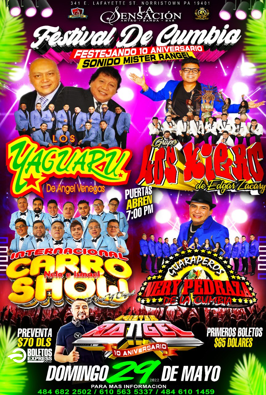 LOS YAGUARU GRUPO LOS KIERO INTERNACIONAL CARRO SHOW MERY PEDRAZA