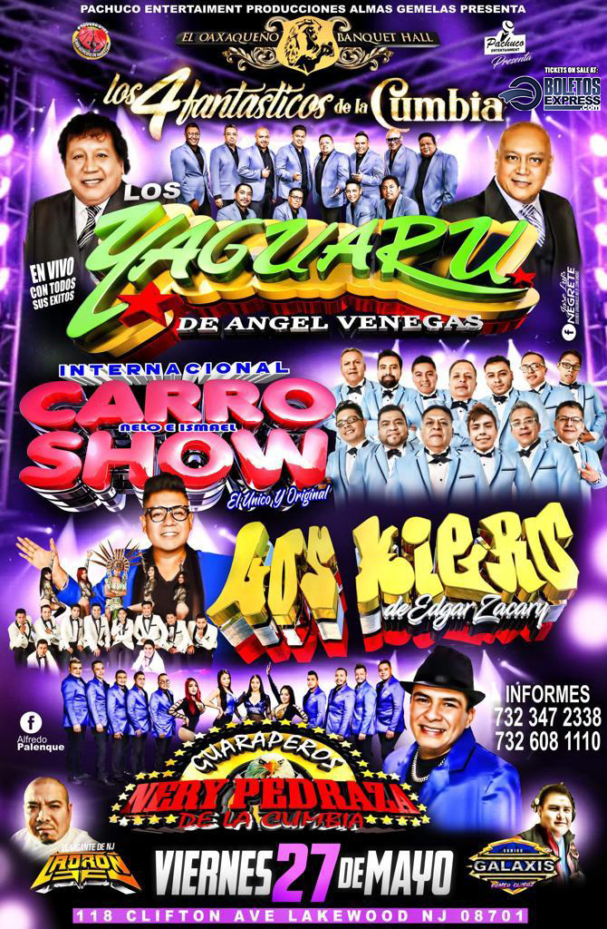 Buy tickets for LOS YAGUARU | INTERNACIONAL CARRO SHOW | LOS KIERO | NERY PEDRAZA DE LA CUMBIA LOS YAGUARU | INTERNACIONAL CARRO SHOW | LOS KIERO | NERY PEDRAZA DE LA CUMBIA