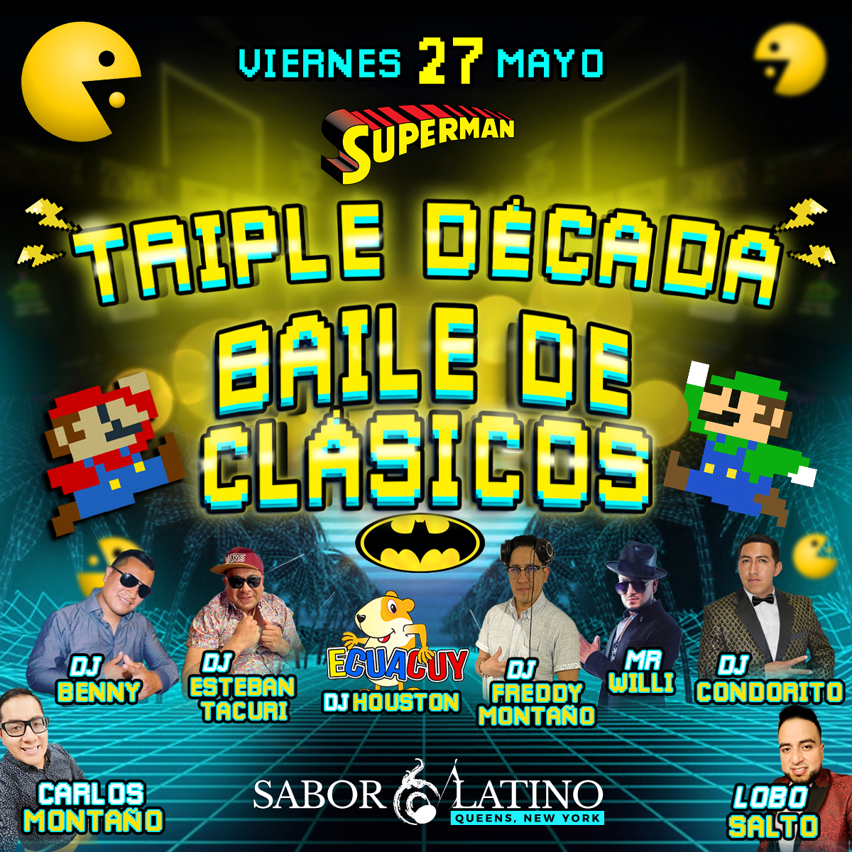 Buy tickets for TRIPLE DECADA BAILE DE CLASICOS ! NEW YORK TRIPLE DECADA BAILE DE CLASICOS ! NEW YORK