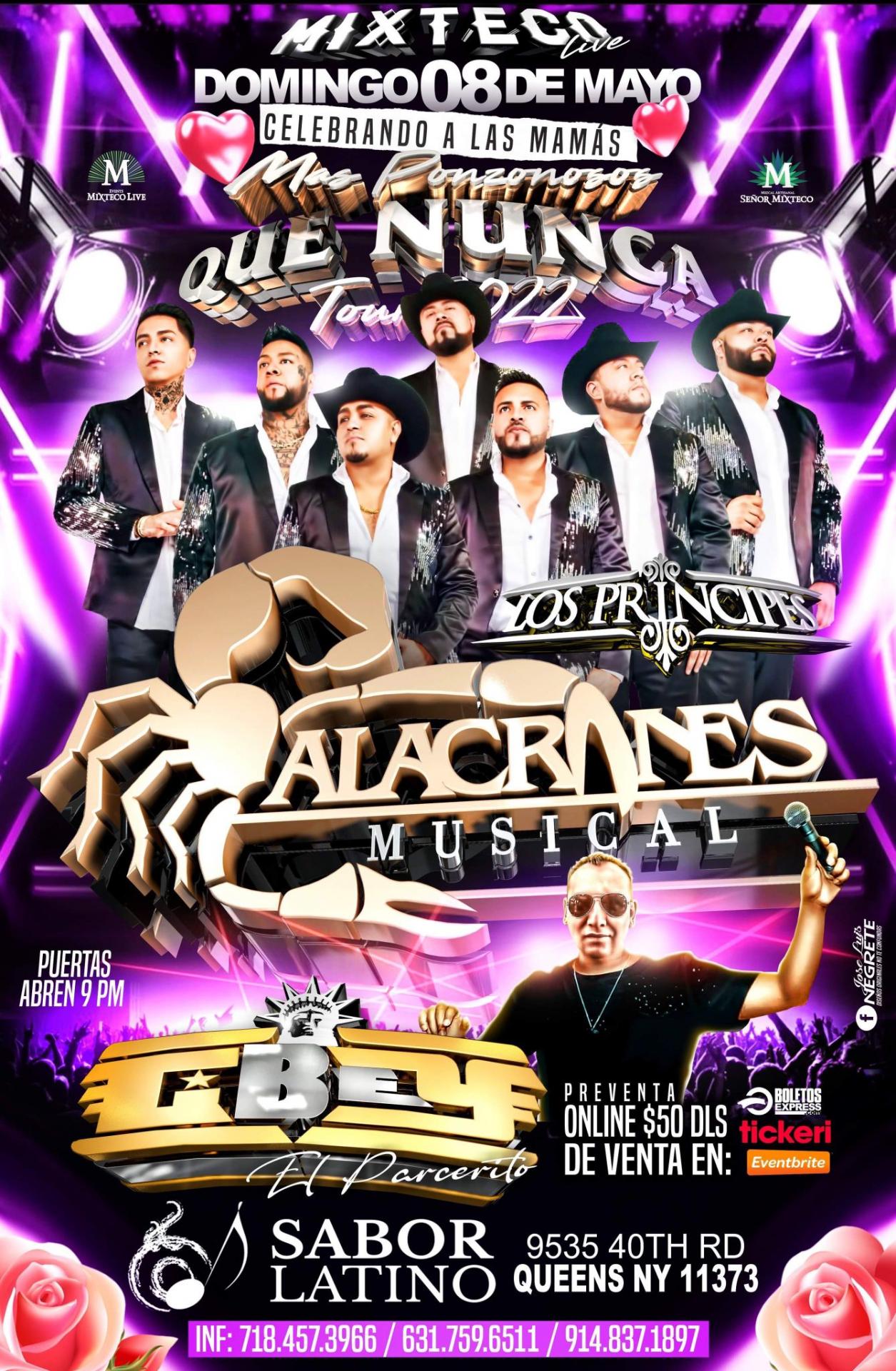 Buy tickets for ALACRANES MUSICAL ! NEW YORK ALACRANES MUSICAL ! NEW YORK