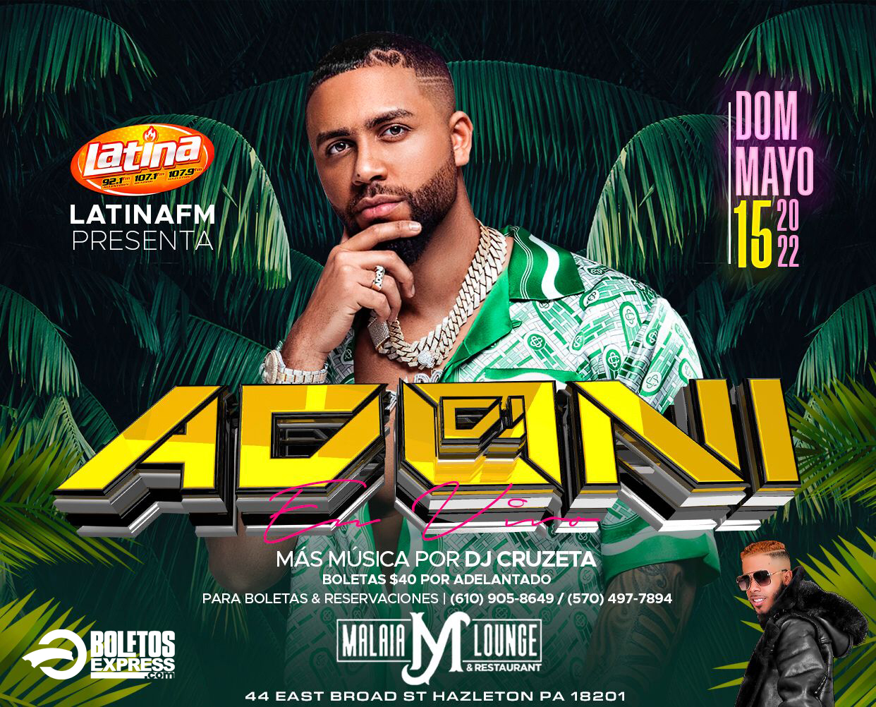 DJ ADONI Tickets BoletosExpress